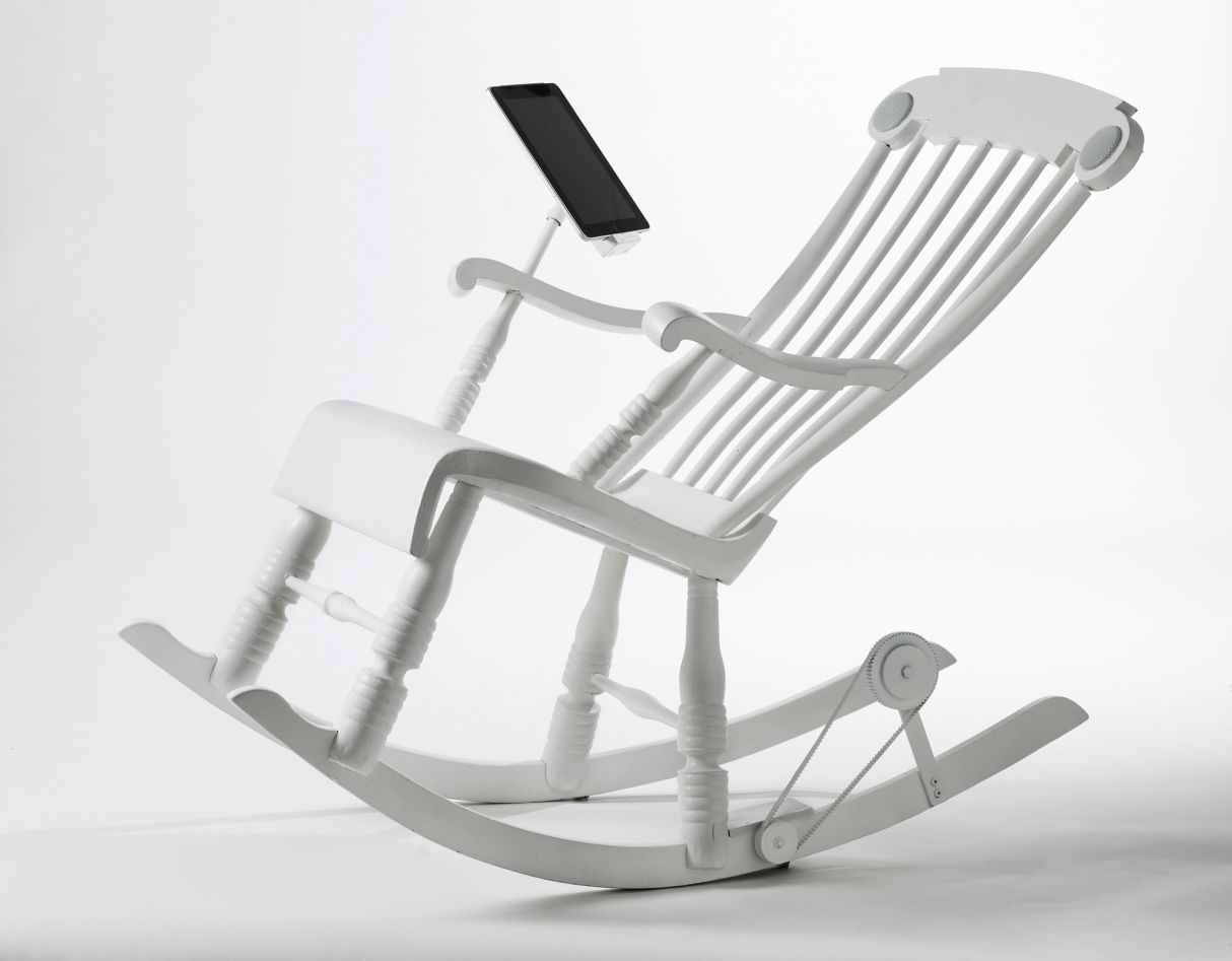 iPad rocking chair